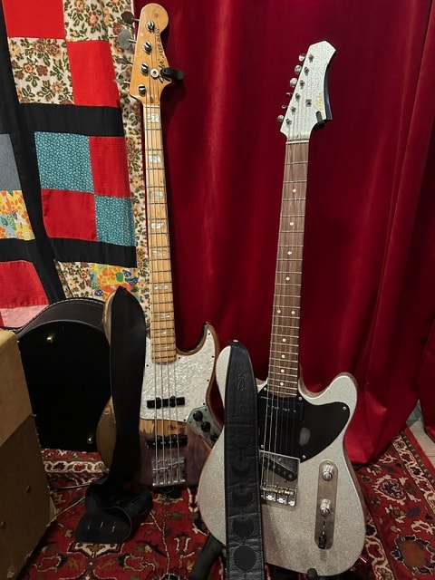 Guitars in the studio